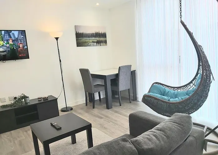 Ginger Serviced Apartment Sheffield City Centre - Netflix, Wifi, Digital Tv