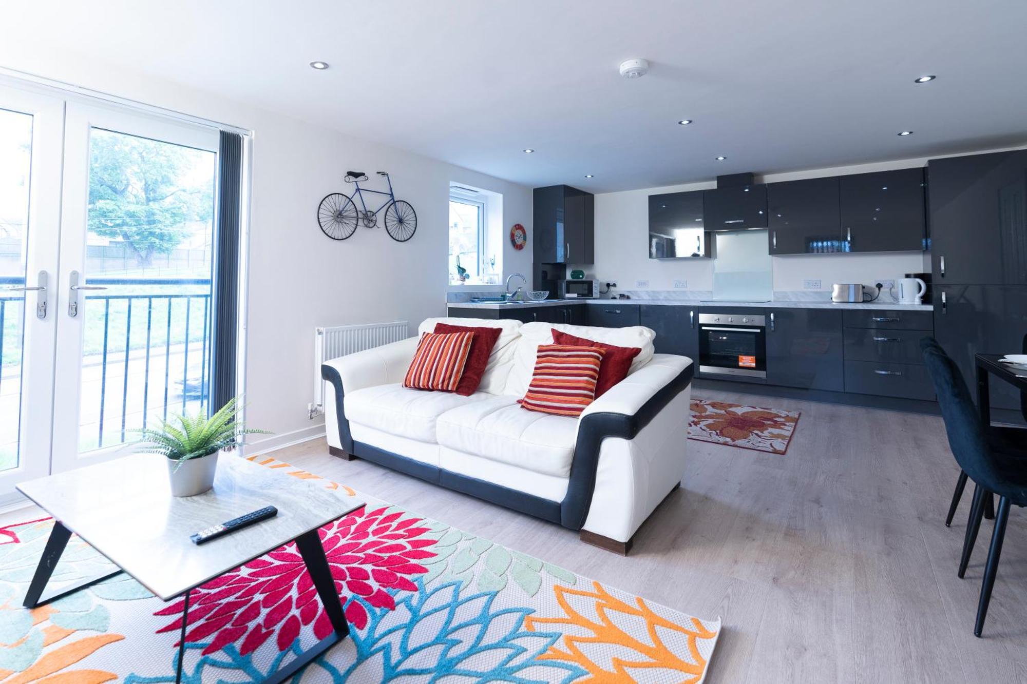 Apartment Luxury Ground Floor 2 Bedroom Free Wifi & Parking Sheffield