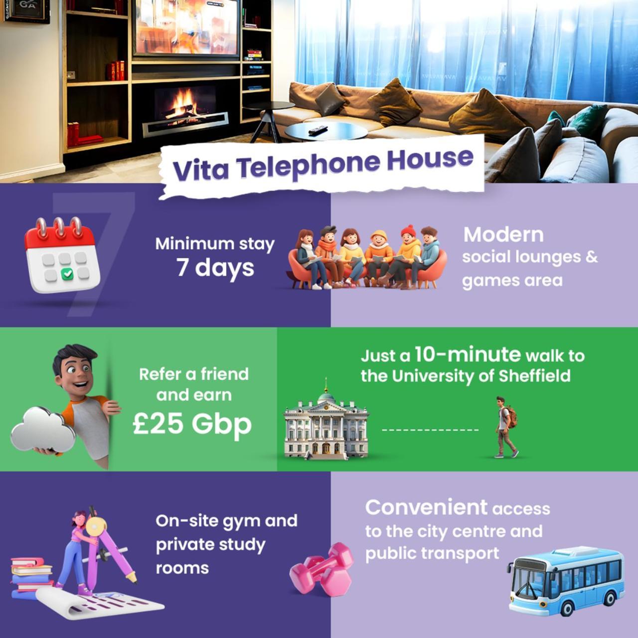 Student-only Premium Telephone House * Sheffield
