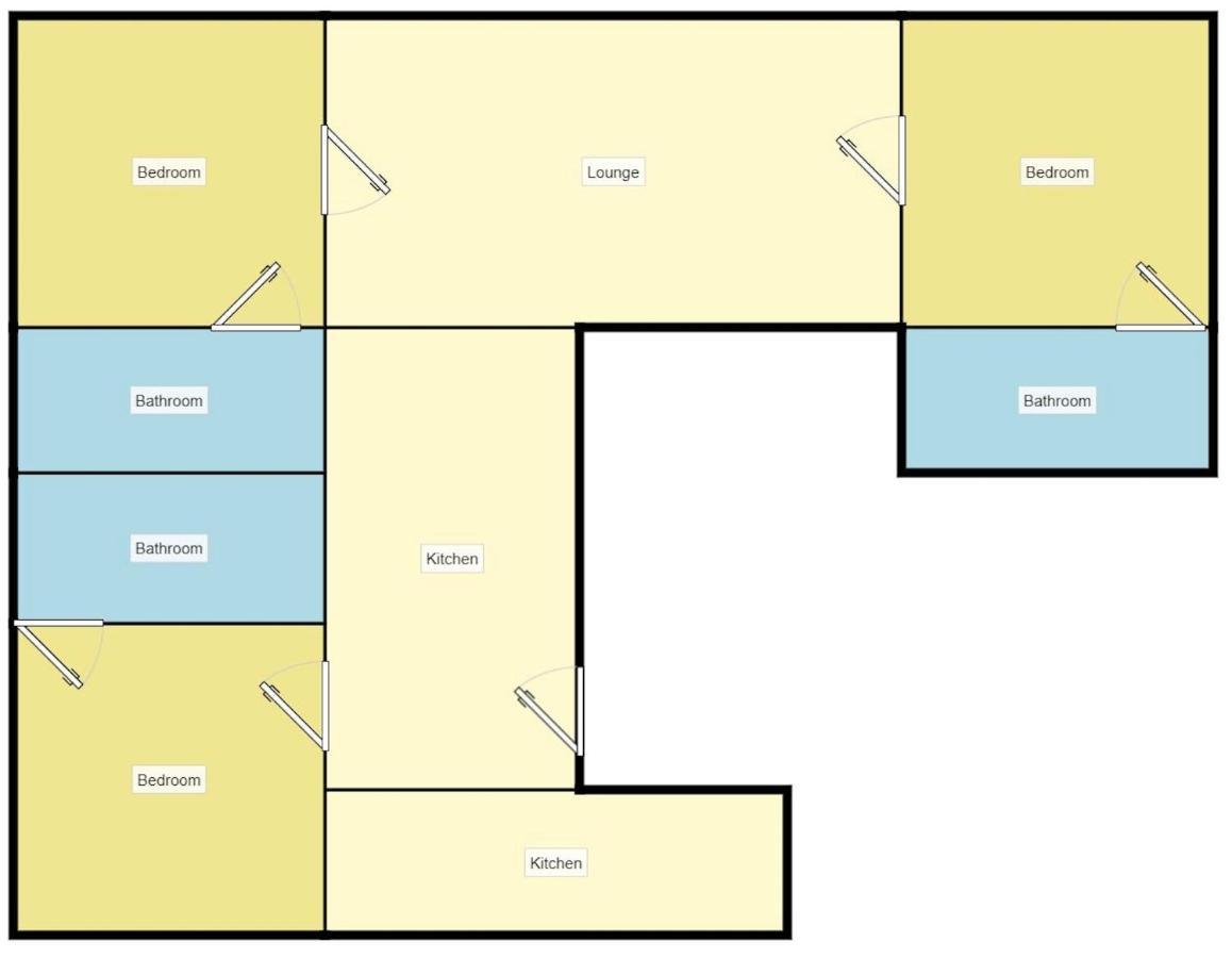 3bed 3bath V Pent-apartment