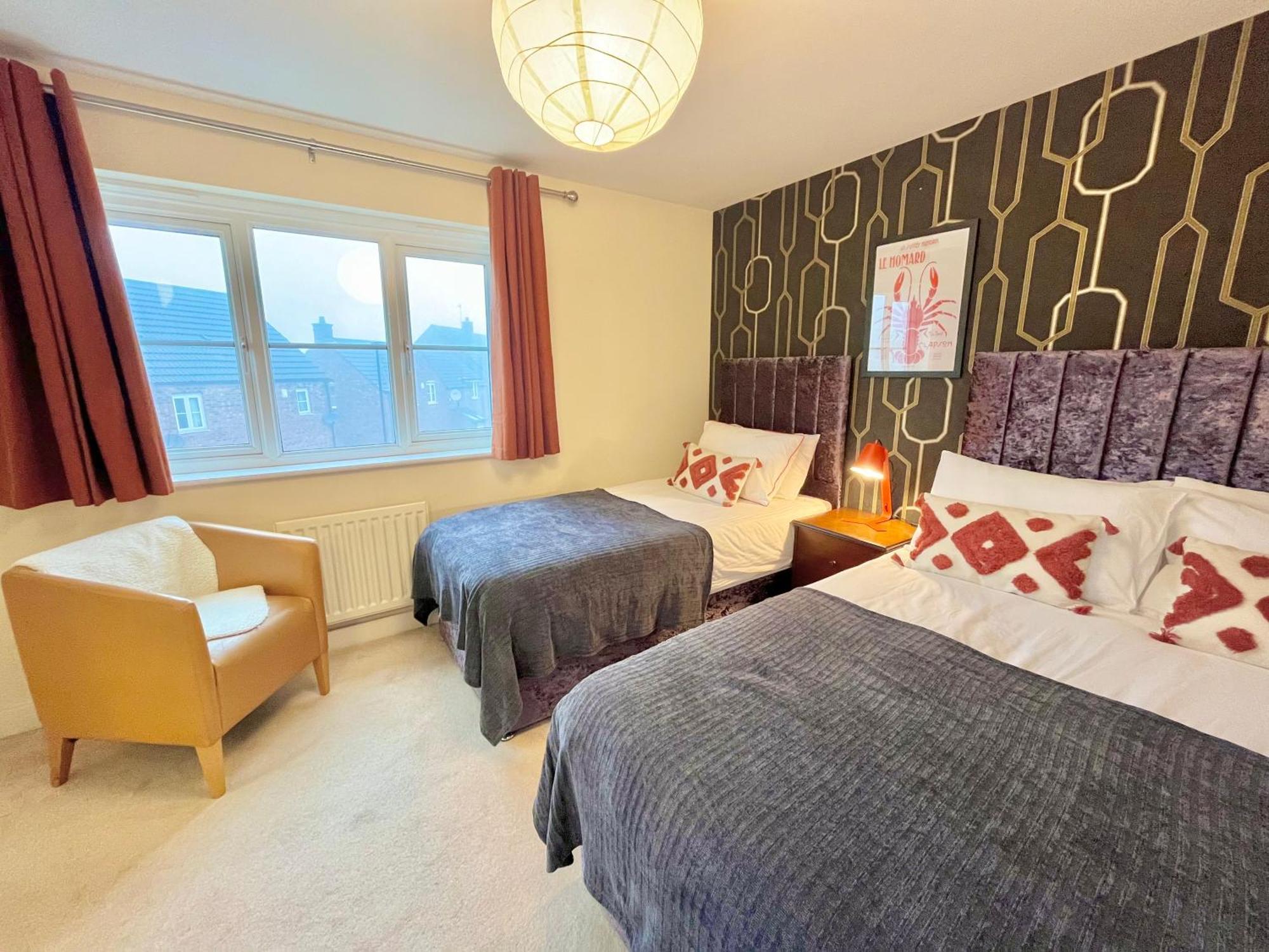 Casa de férias Payler House Sheffield-wifi -large Parking Space-cozy 4 Bedrooms Sheffield