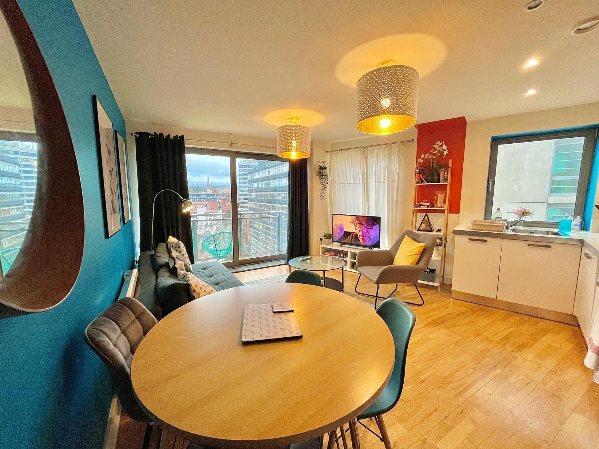 Apartment Skyview By Noknokstay - Centre With Parking - Group, Family, Business Sheffield