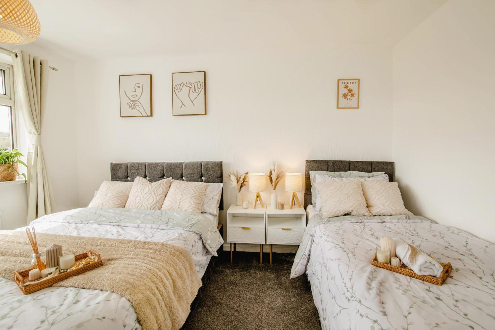 Serene Boho Retreat: White Oak Charm House 7ppl * Sheffield