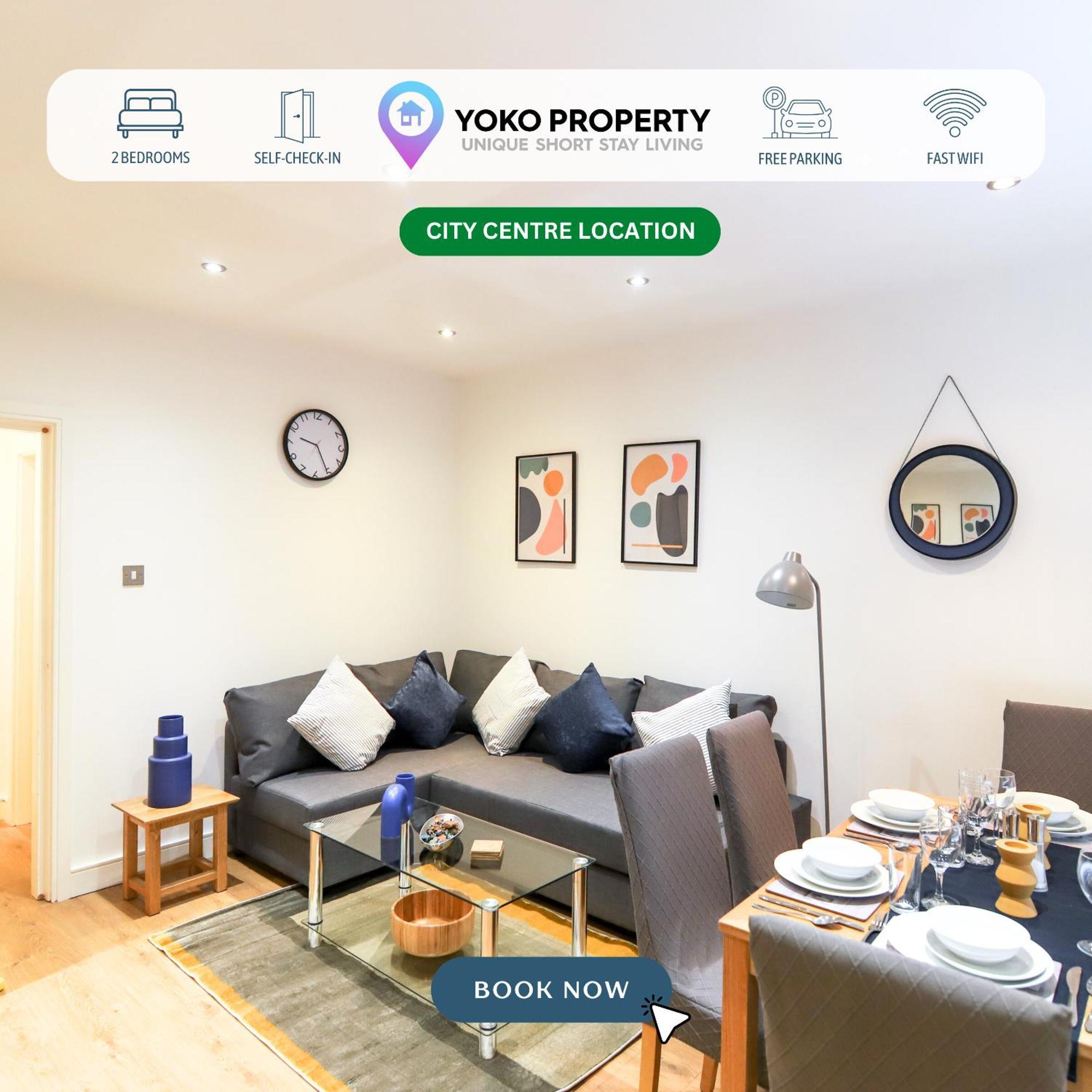 Hawley - Centre - Free Parking, Self-check-in, Fast Wifi And Smart Tv By Yoko Sheffield