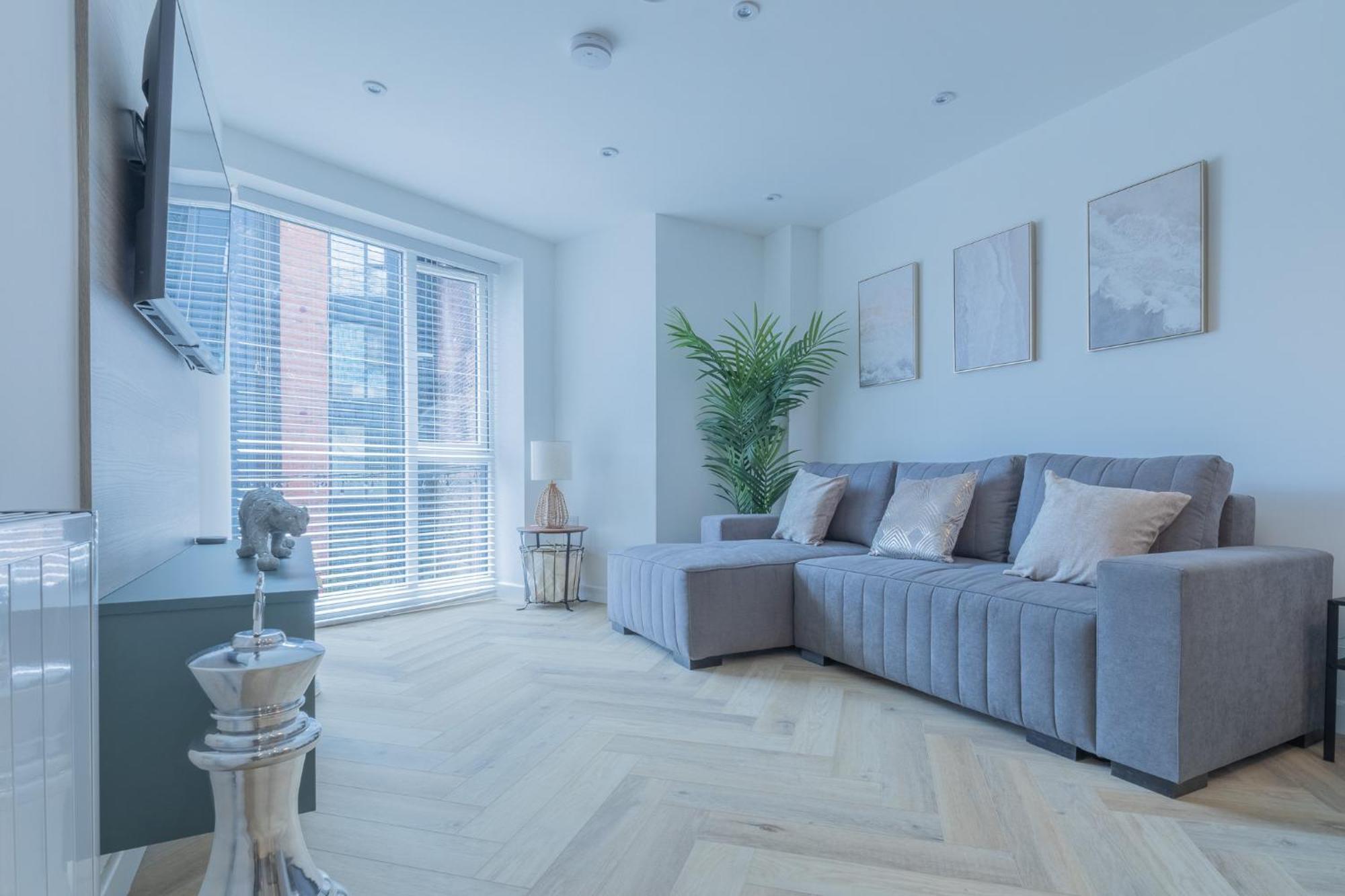 Apartment Modern 1-br Flat, Near Bramall Lane, Free Wifi *