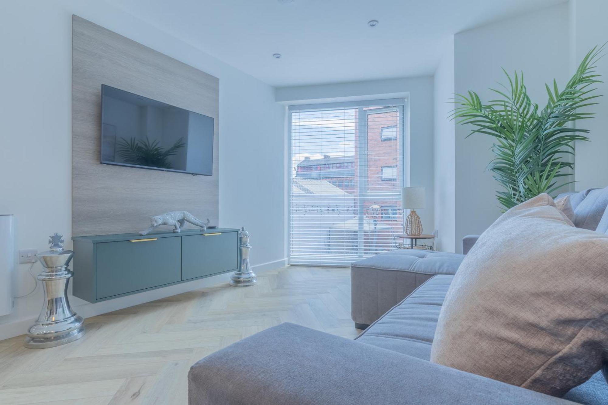 Apartment Modern 1-br Flat, Near Bramall Lane, Free Wifi *