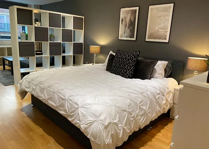 City Centre Modern Studio Apartment - Westone Free Wifi, Gym Access, Netflix